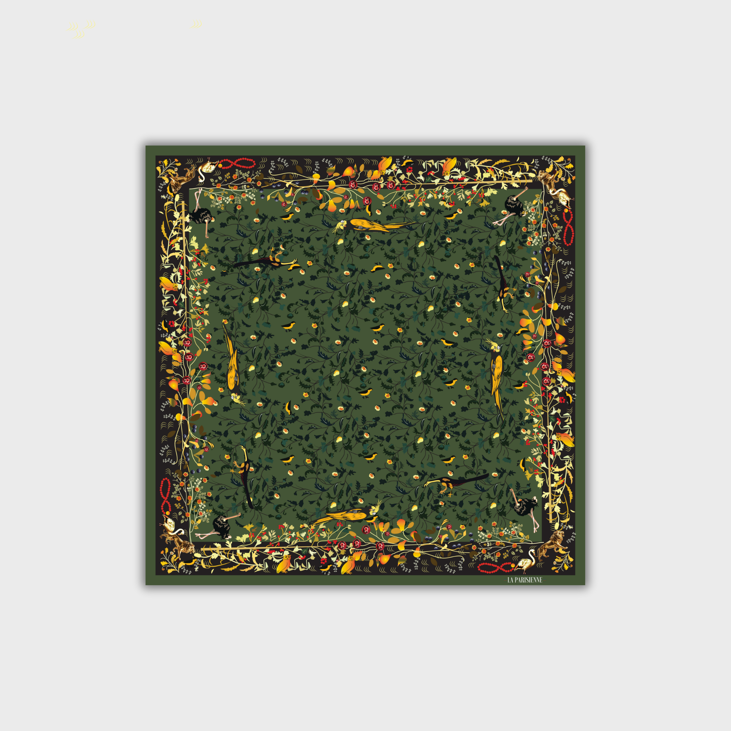 Cuadrado 100 % seda Signature | La Parisienne