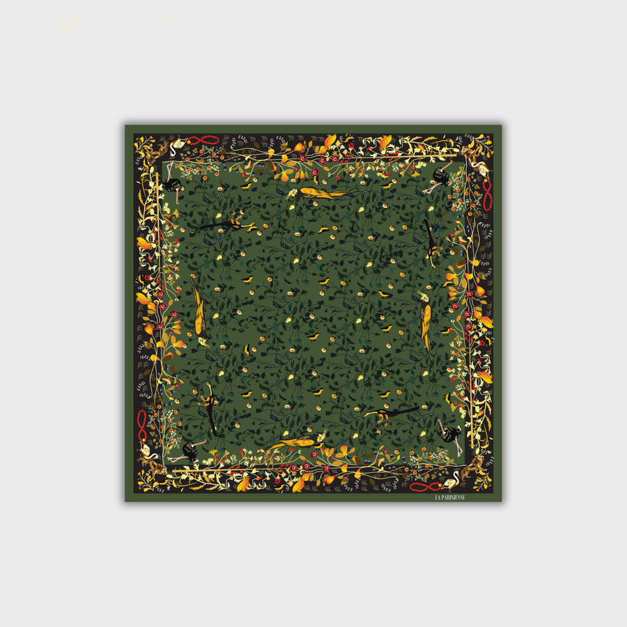 Cuadrado 100 % seda Signature | La Parisienne