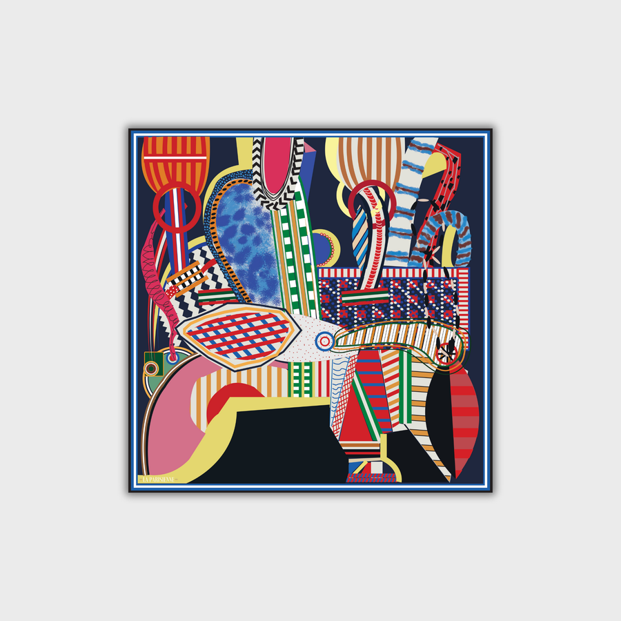 Cuadrado 100 % seda Signature | La Parisienne