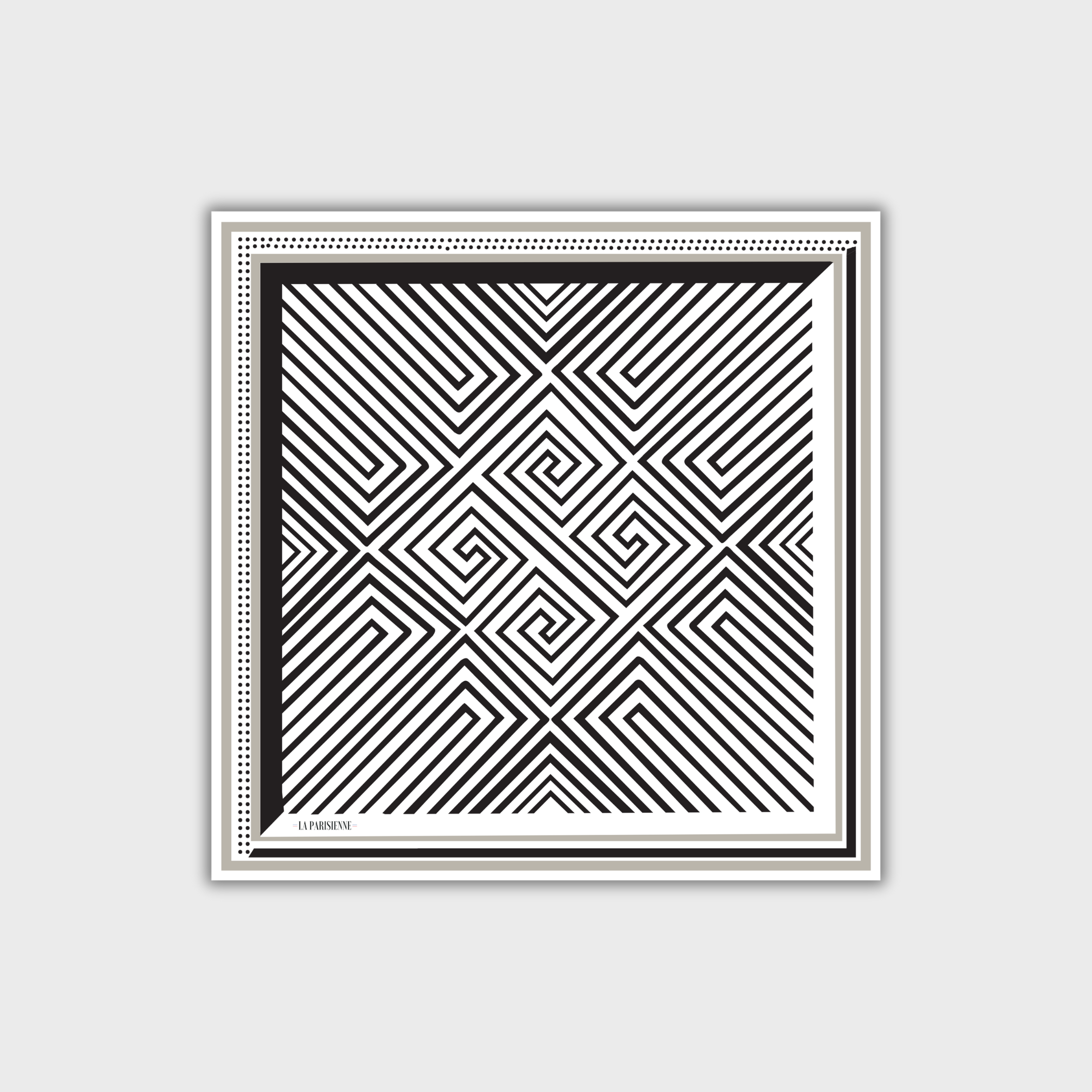 Cuadrado 100 % seda Signature | La Parisienne