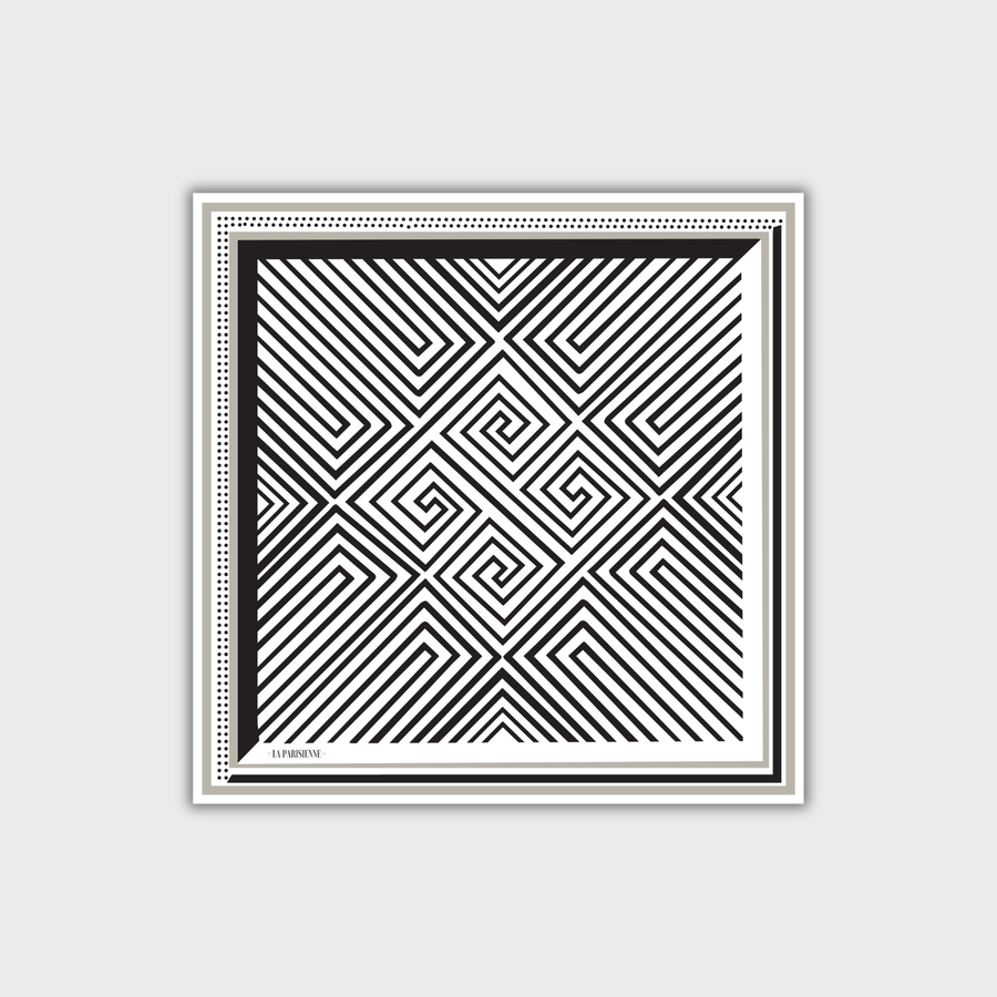 Cuadrado 100 % seda Signature | La Parisienne