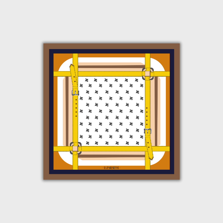 Cuadrado 100 % seda Signature | La Parisienne