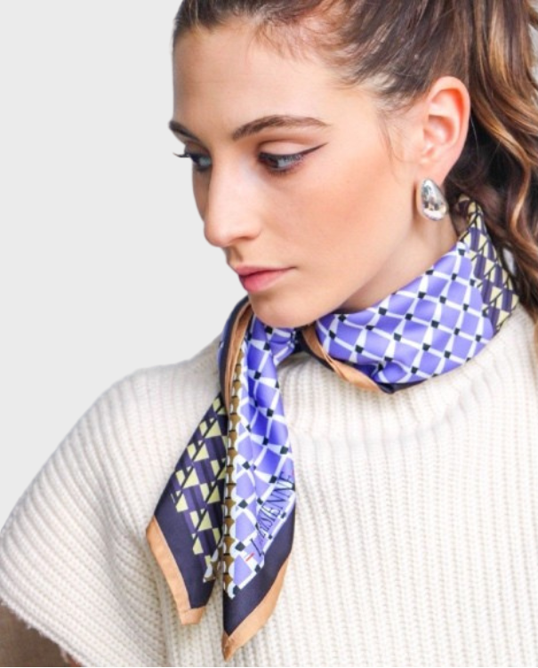 Cuadrado 100 % seda Signature | La Parisienne