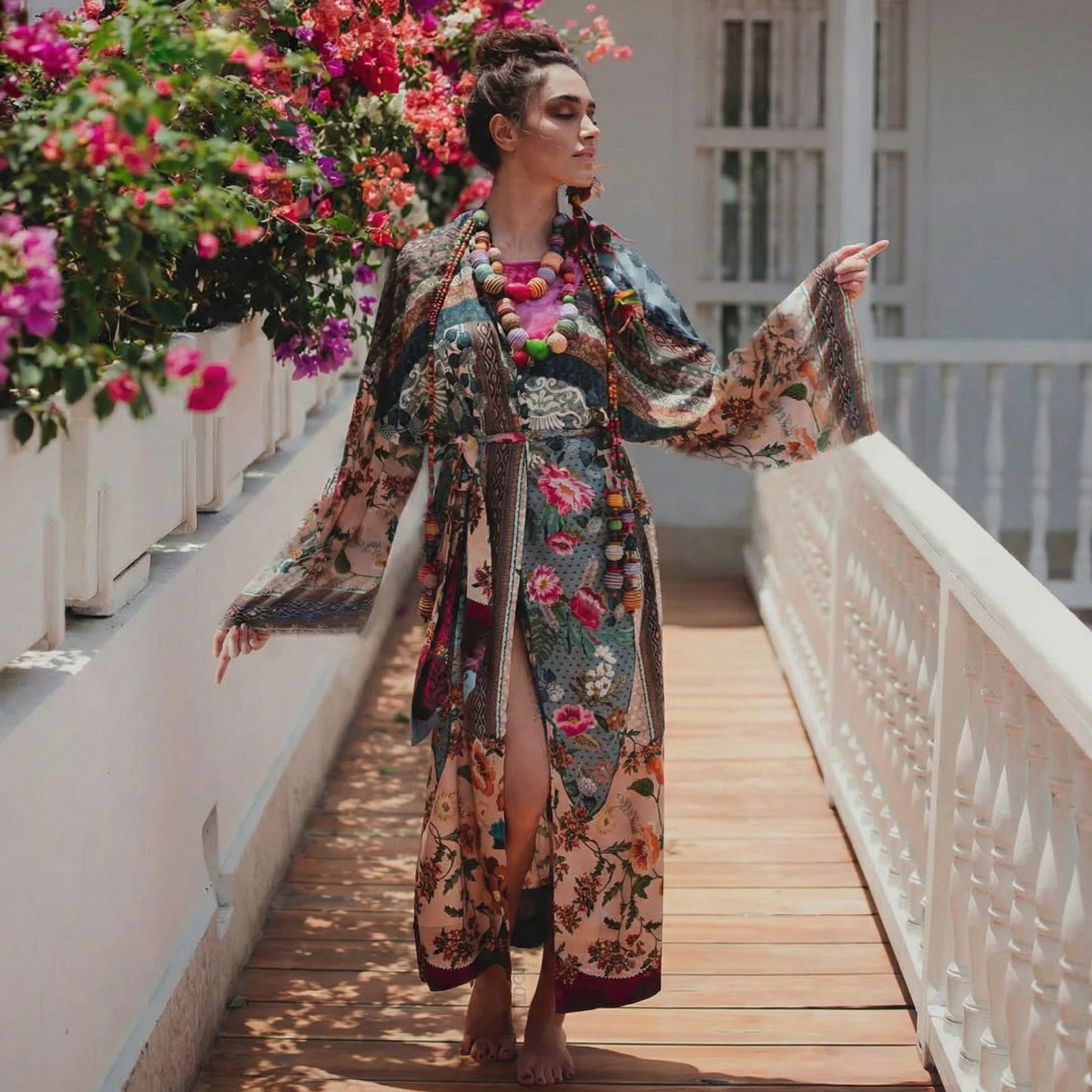 Kimono bohemio de verano La Parisienne