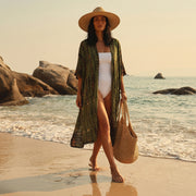 Kimono de playa bohemio | The Parisian 