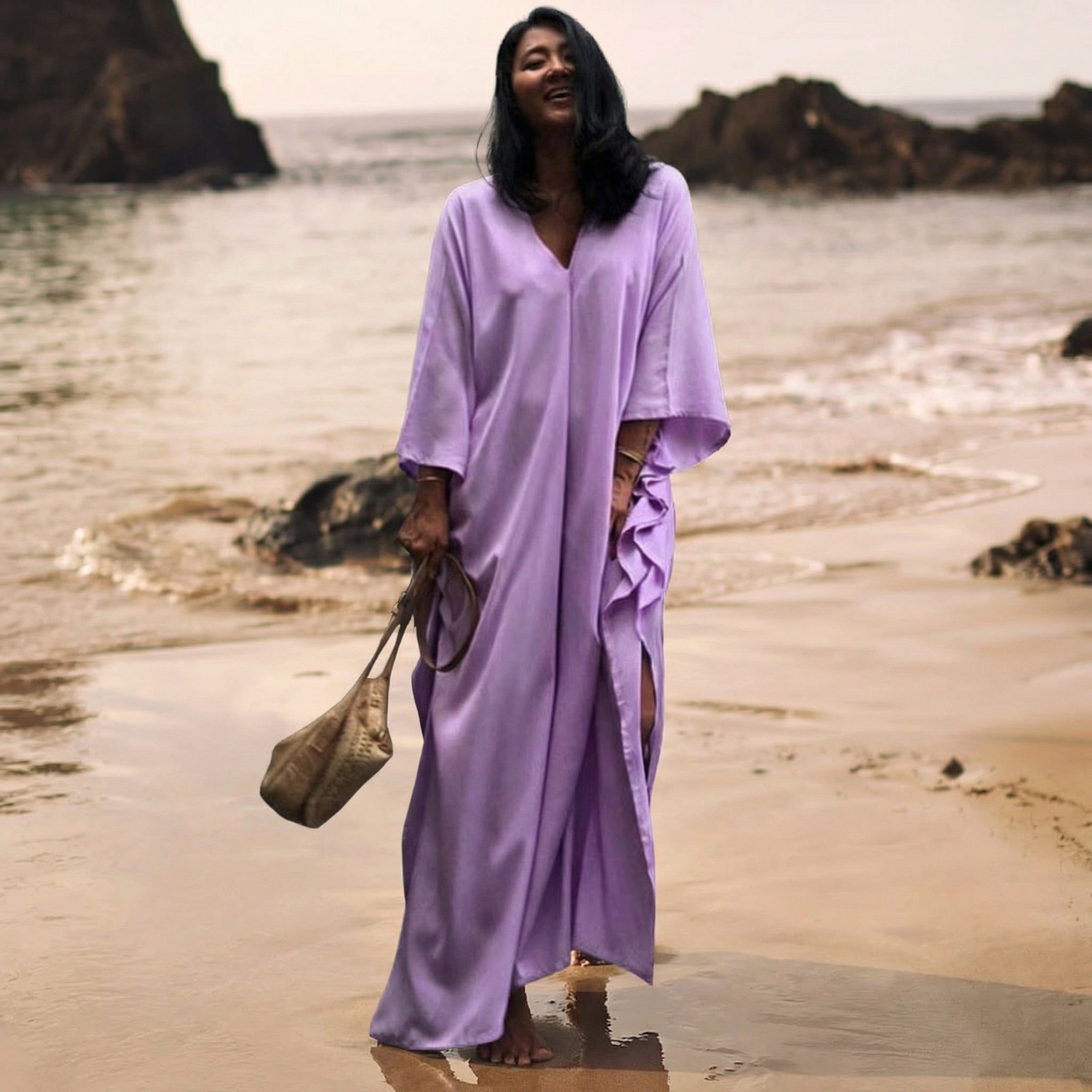 Kimono de playa bohemio La Parisienne