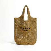 Bolso de playa de paja | The Parisian