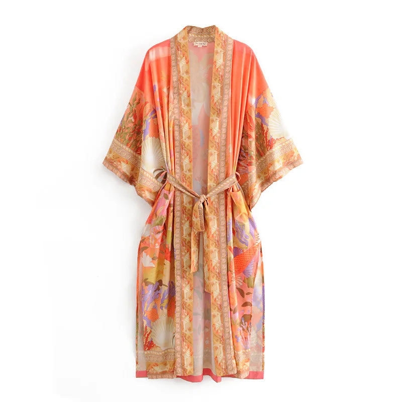 Kimono de playa bohemio La Parisienne