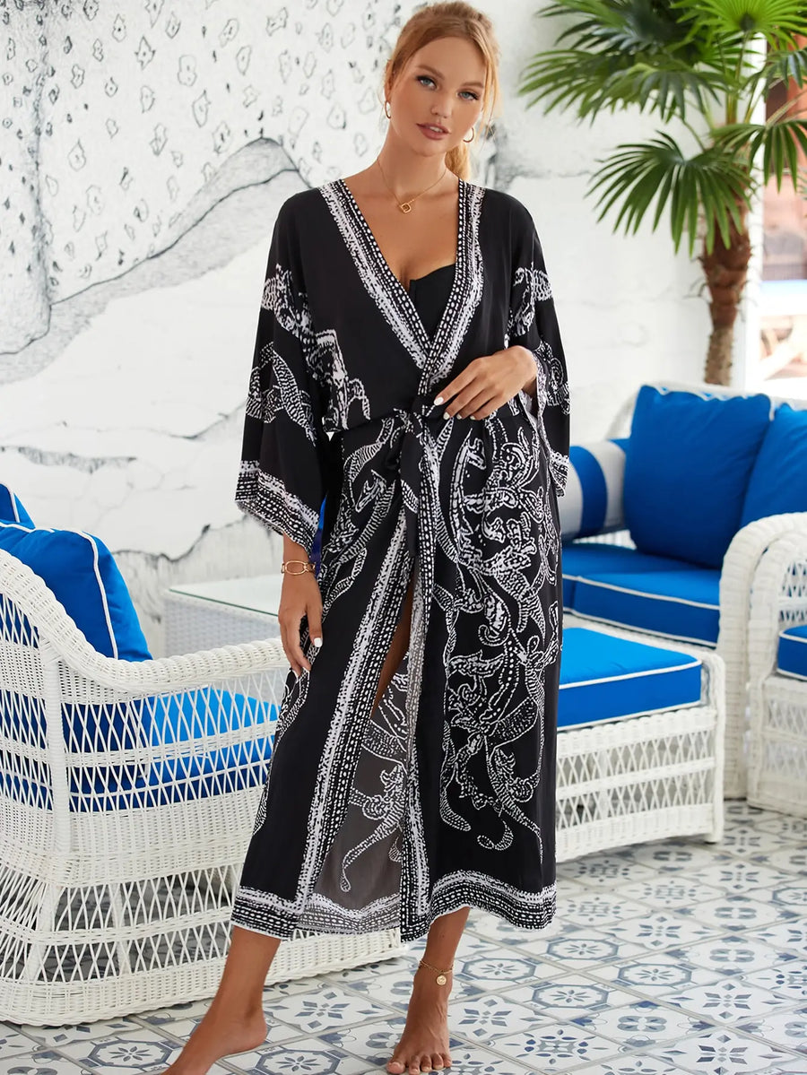 Kimono de playa bohemio La Parisienne