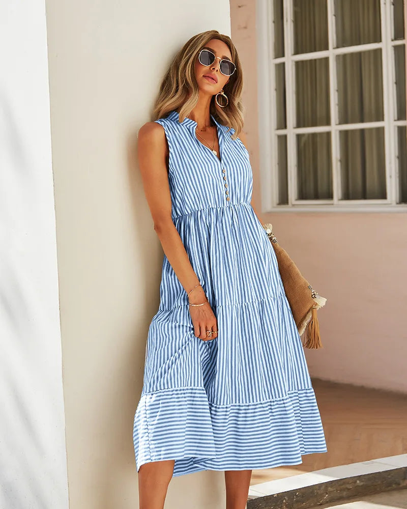 Vestido clásico de verano para mujer | La Parisienne