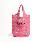 Bolso de playa de paja | The Parisian