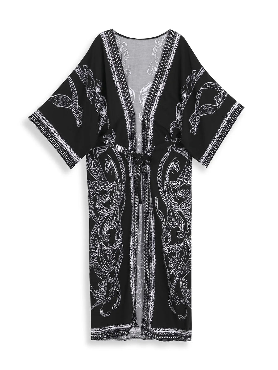 Kimono de playa bohemio La Parisienne