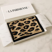 Cuadrado 100% seda Chic Leopardo Mujer Decoración | La Parisienne