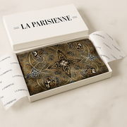 100% Seda Cuadrado Verde Chic Adorno para Mujer | La Parisienne