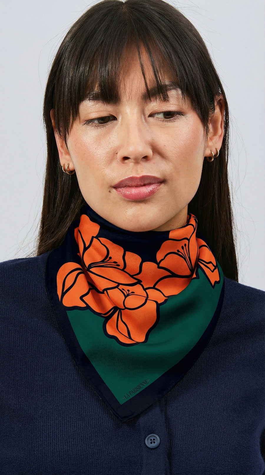 Cuadrado 100 % seda Signature | La Parisienne