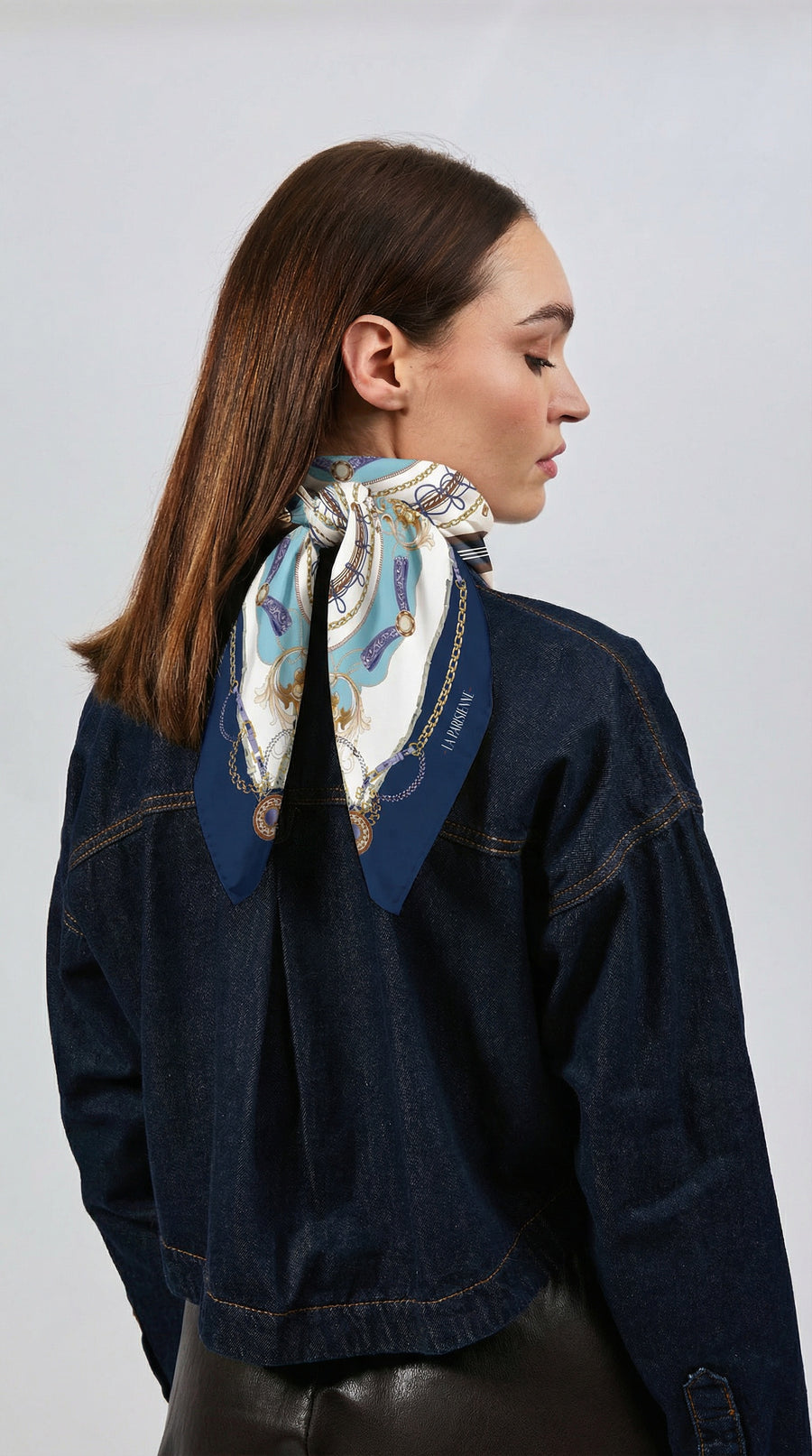 Cuadrado 100 % seda Signature | La Parisienne