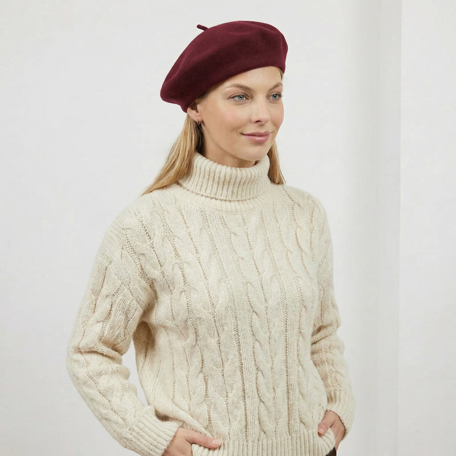 Boina de mujer 100% lana australiana | Chic La Parisienne