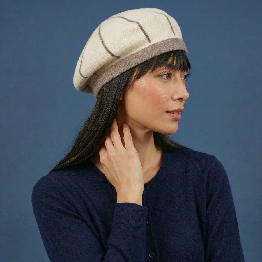 Chic Boina de Mujer 100% Cachemira | La Parisienne