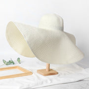 Sombrero de paja trenzada XXL para mujer | The Parisian 