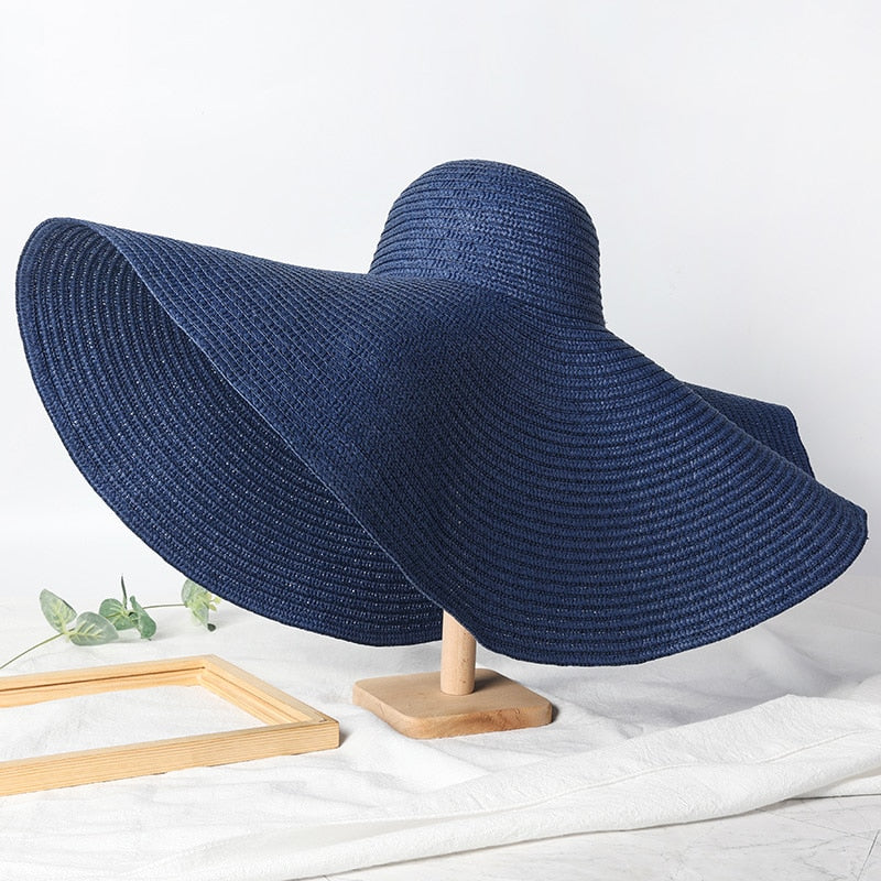 Sombrero de paja trenzada XXL para mujer | The Parisian 