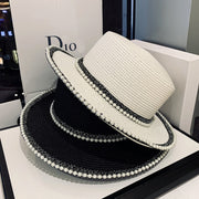 Sombrero de mujer estilo Jazz con abalorios | The Parisian 