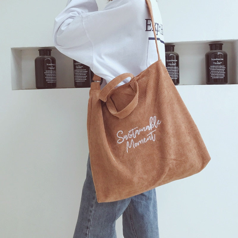 Bolso de pana para mujer Old School La Parisienne