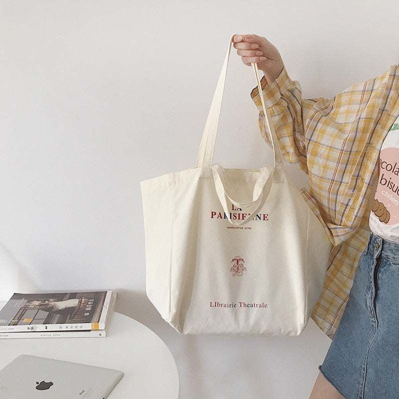 Bolsa de lona para mujer La Parisienne