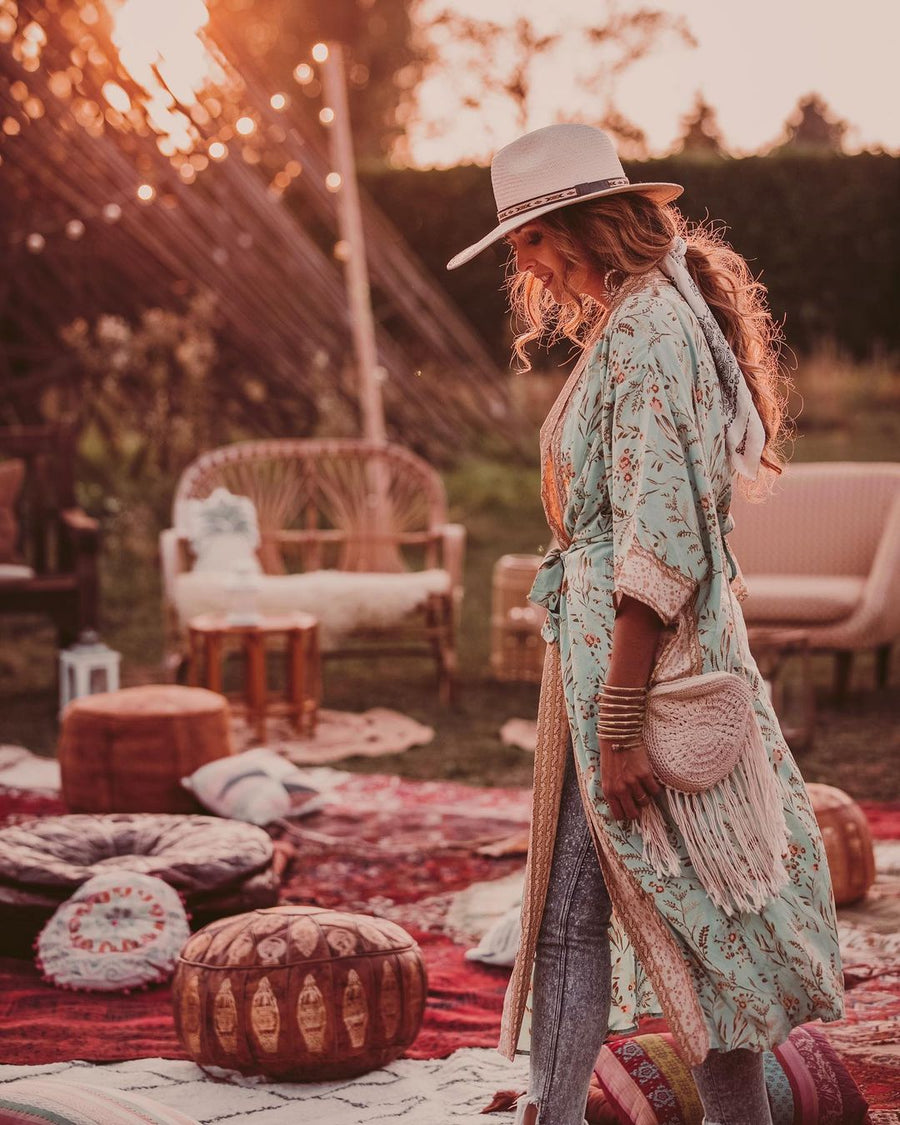 Kimono de playa bohemio | The Parisian 