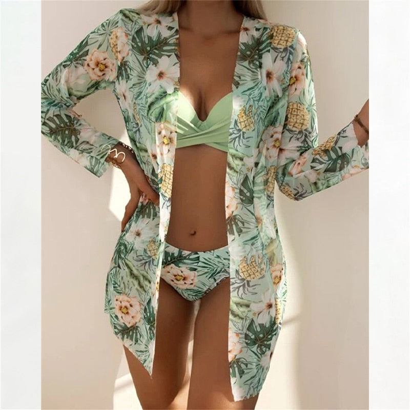 Traje de baño bikini de 3 piezas para mujer La Parisienne