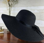 Sombrero de paja con adorno de lazo para mujer | The Parisian 