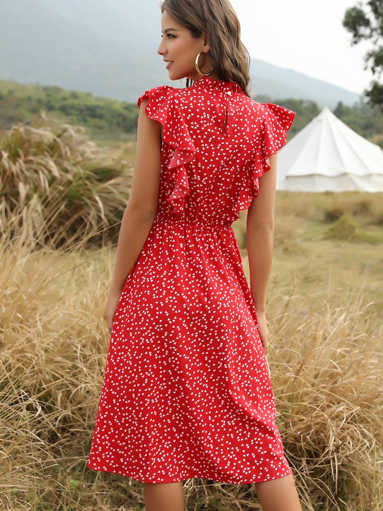 Vestido clásico de lunares para mujer | La Parisienne