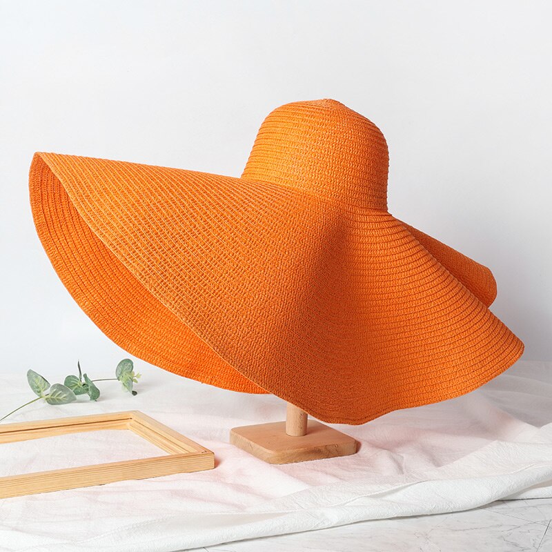 Sombrero de paja trenzada XXL para mujer | The Parisian 