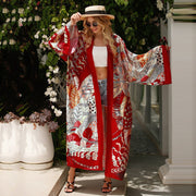 ¡Elegante Kimono de Playa Inspiración Japonesa | Zen Cart! La Parisienne