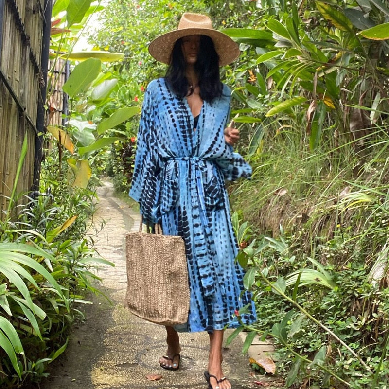 Kimono de playa bohemio La Parisienne