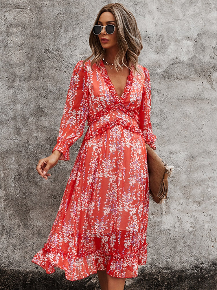 Vestido chic de verano para mujer La Parisienne