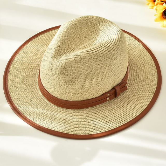 Sombrero de paja de verano para mujer estilo panamá | The Parisian 