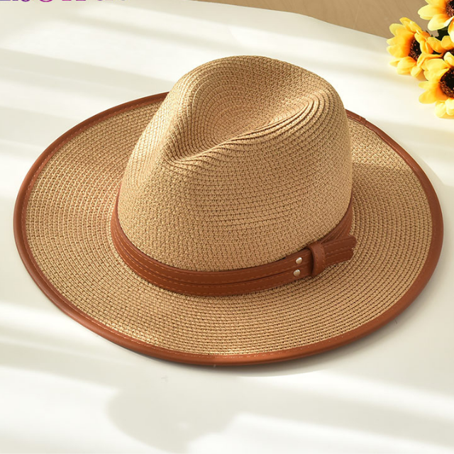 Sombrero de paja de verano para mujer estilo panamá | The Parisian 