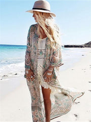 Kimono de playa bohemio | The Parisian 