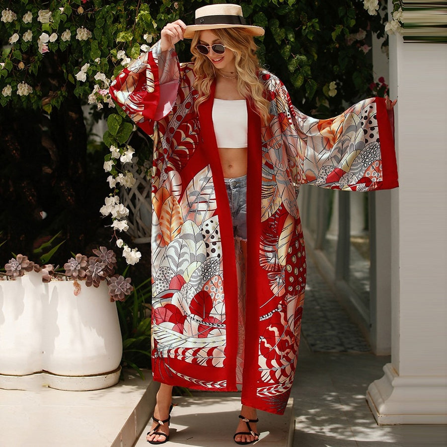 ¡Elegante Kimono de Playa Inspiración Japonesa | Zen Cart! La Parisienne