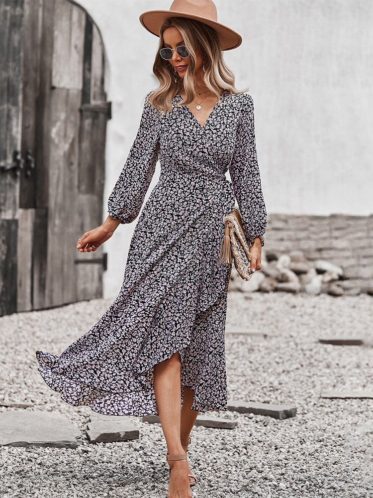 Vestido ligero floral para mujer La Parisienne