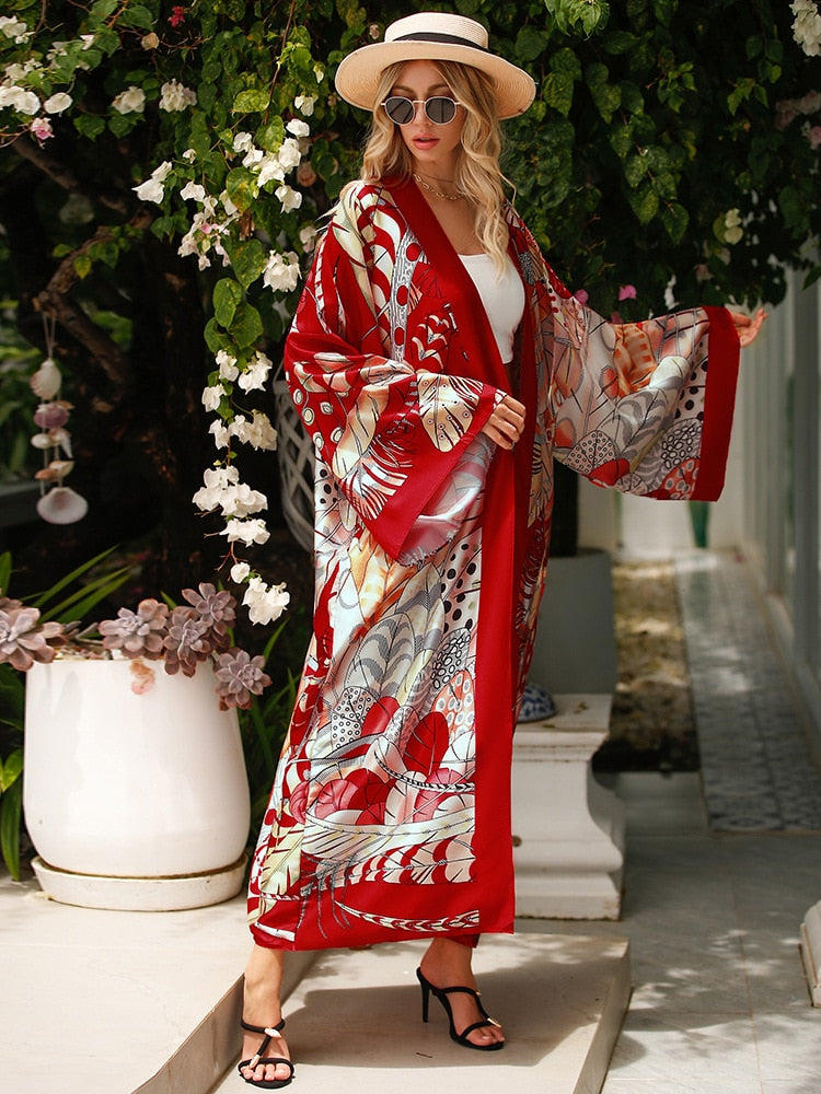 ¡Elegante Kimono de Playa Inspiración Japonesa | Zen Cart! La Parisienne